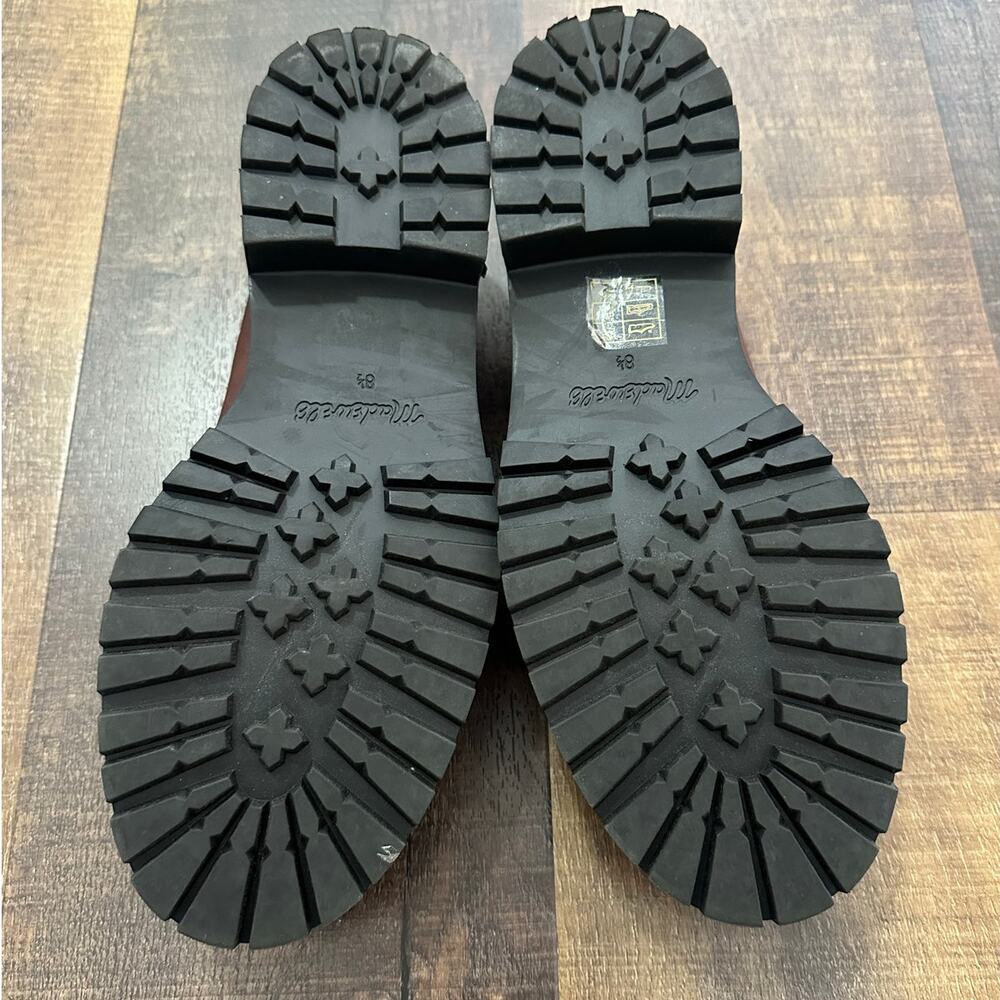 Madewell The Bradley Brown Leather Lugsole Loafers Size 8.5 - Picture 7 of 8